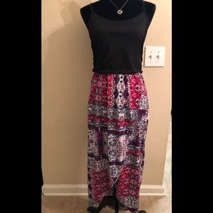 BOBBIE BROOKS ASYMMETRICAL SUNDRESS- SIZE S